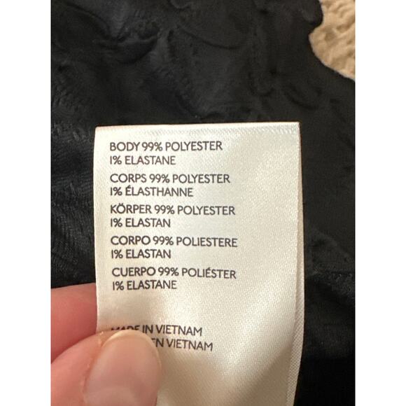 Free People Black Mykonos Textured Tank Top Blouse Size M Sleeveless Boho Chic - Picture 8 of 8